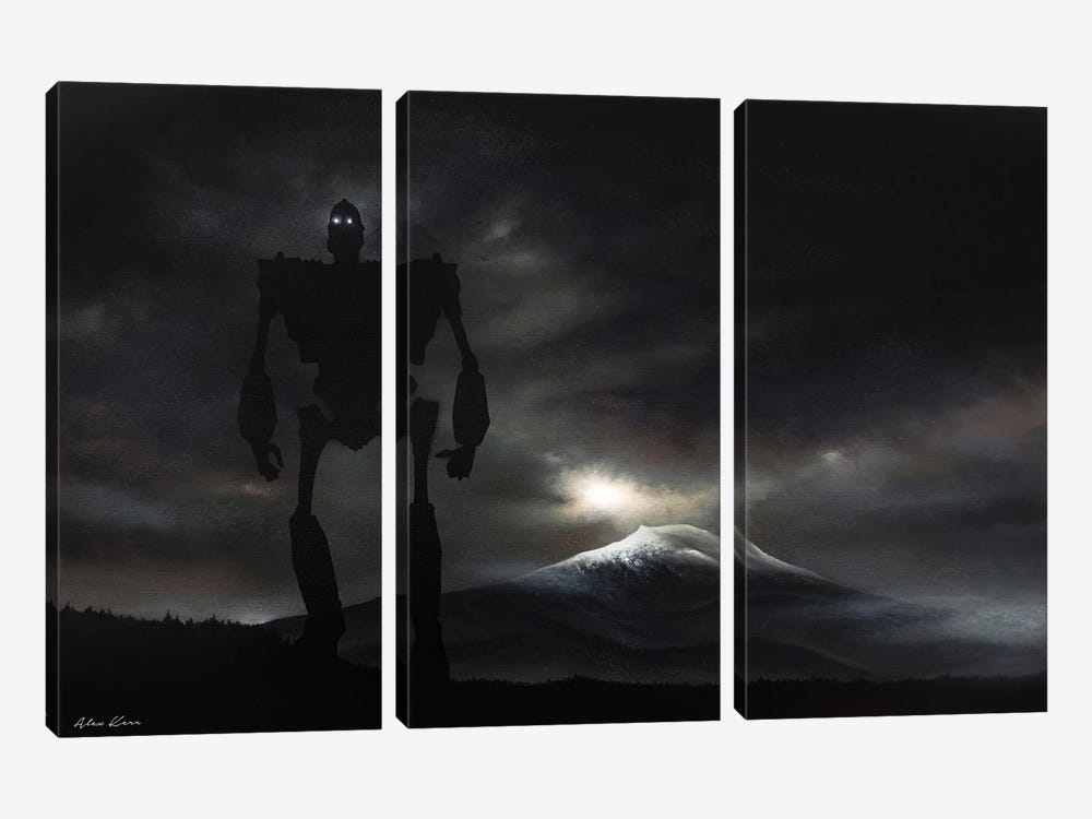 The Iron Giant by Alex Kerr 3-piece Canvas Wall Art