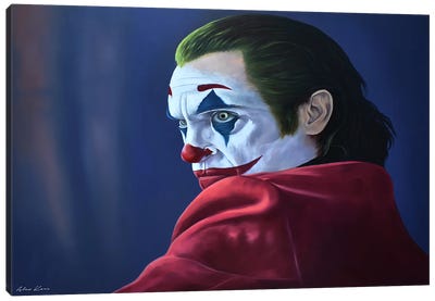 Joker Canvas Art Print - Alex Kerr