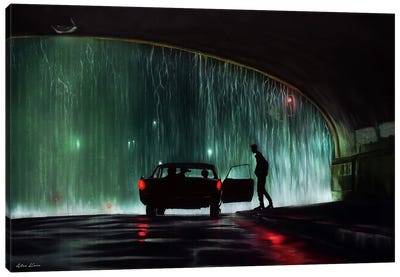The Matrix, Get In Canvas Art Print - Best Selling Fantasy Art