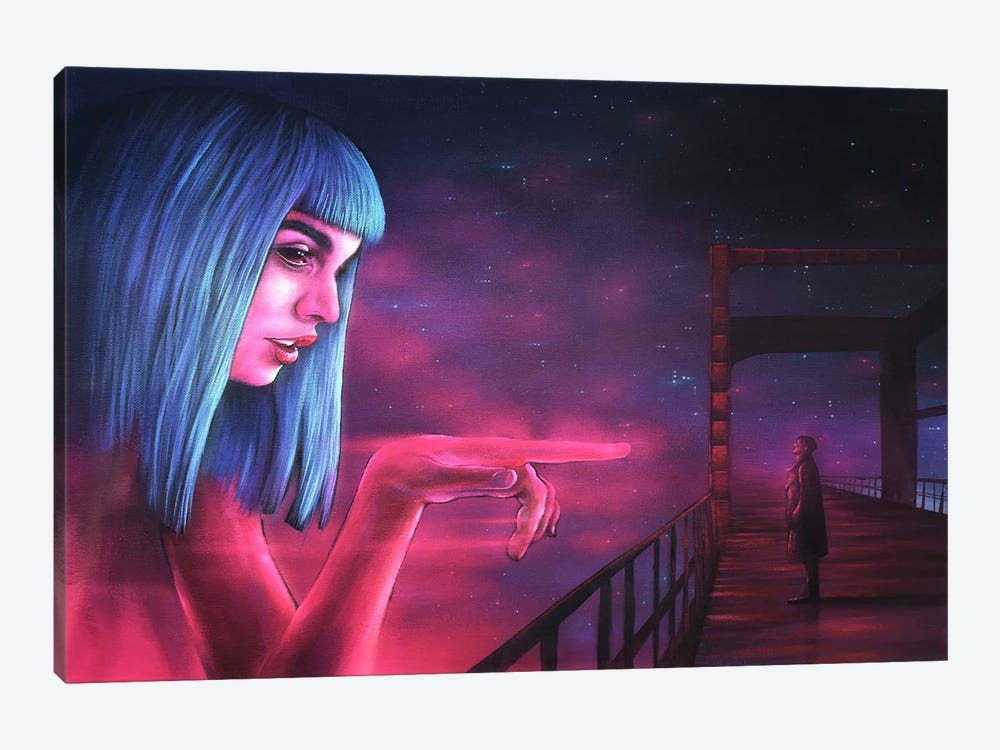 Blade Runner Neon by Alex Kerr 1-piece Art Print