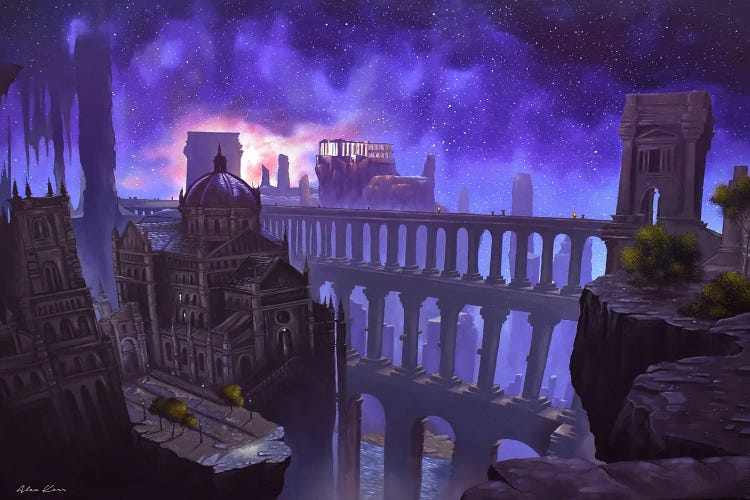 Elden Ring, Eternal City by Alex Kerr canvas print