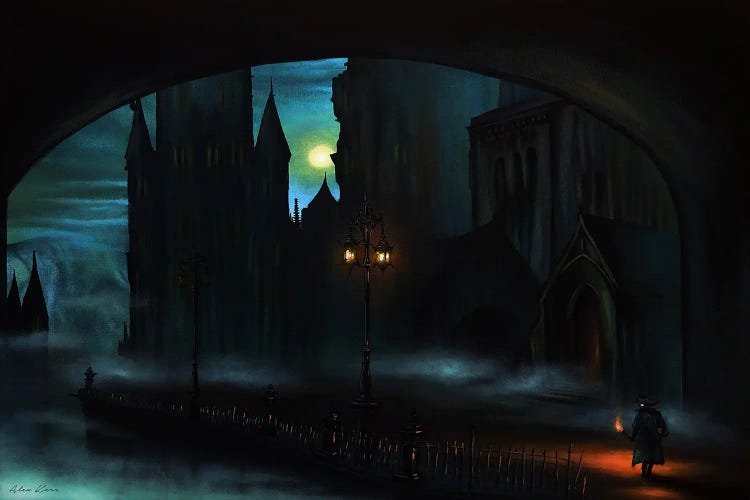 Bloodborne Moonlight by Alex Kerr wall art