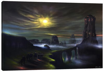 The Eyrie Canvas Art Print - Fantasy Realms