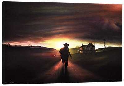 The Walking Dead Canvas Art Print - Horror TV Show Art