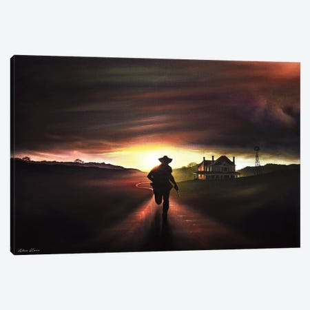The Walking Dead Canvas Print #AXK35} by Alex Kerr Canvas Wall Art