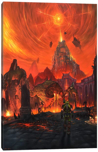 Doom Nekravol Canvas Art Print - Fantasy Realms