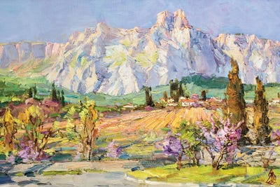 Ai Petri by Sergey Alexandrovich Pozdeev framed canvas print