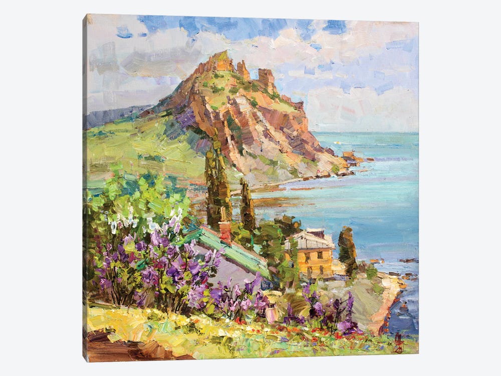 Blossoming Lilac by Sergey Alexandrovich Pozdeev 1-piece Canvas Artwork