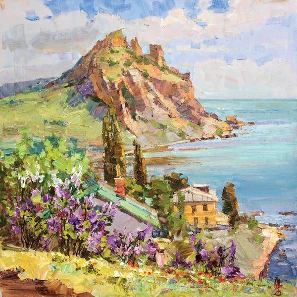 Sergey Alexandrovich Pozdeev: Blossoming Lilac by Sergey Alexandrovich Pozdeev