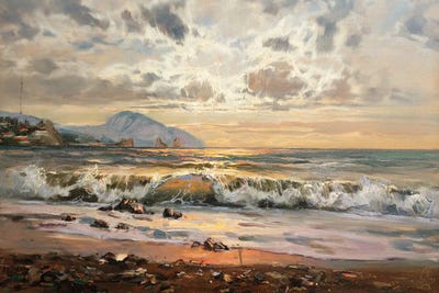 Morning by Sergey Alexandrovich Pozdeev framed canvas print