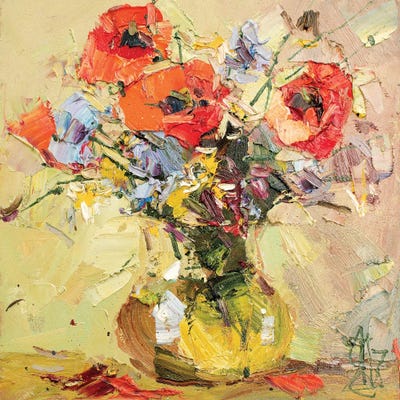 Night Piece by Sergey Alexandrovich Pozdeev framed canvas print