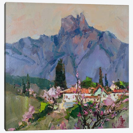 Spring In The Highlands Canvas Print #AXP370} by Sergey Alexandrovich Pozdeev Canvas Art