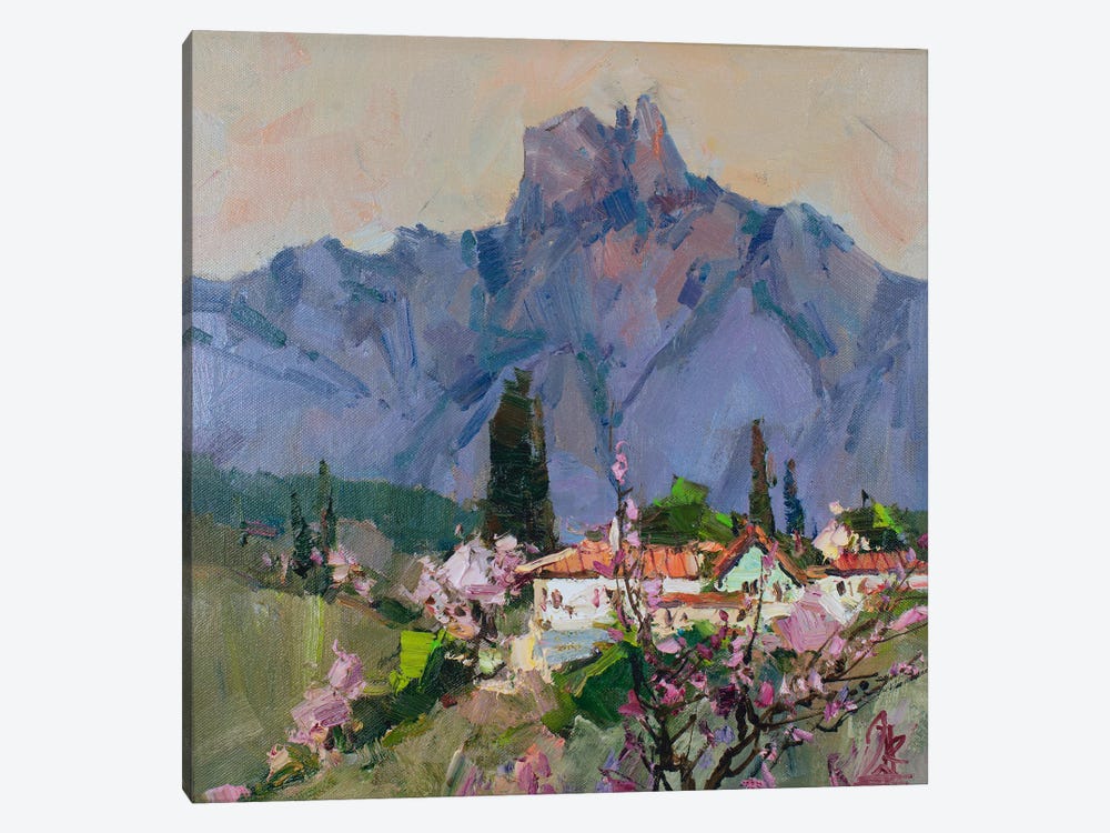 Spring In The Highlands by Sergey Alexandrovich Pozdeev 1-piece Canvas Wall Art