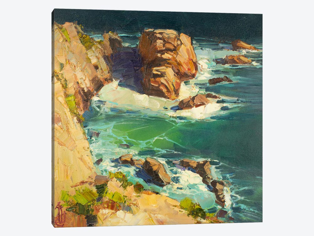 Midday Over The Sea by Sergey Alexandrovich Pozdeev 1-piece Canvas Wall Art