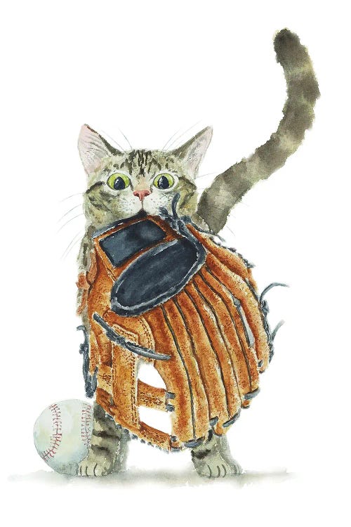 Baseball Tabby Cat