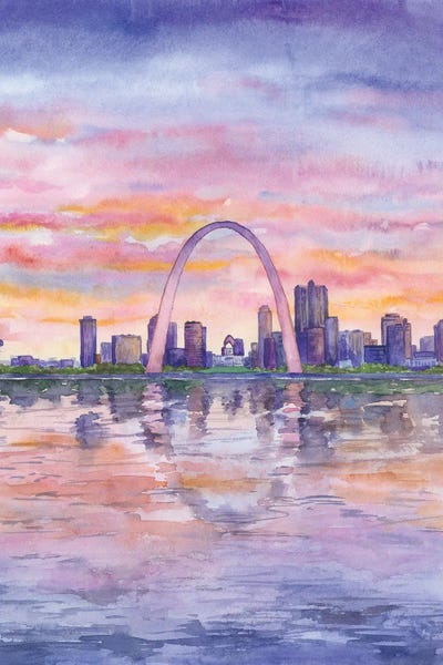 The Gateway Arch: Gateway Arch National Park by Alexey Dmitrievich Shmyrov