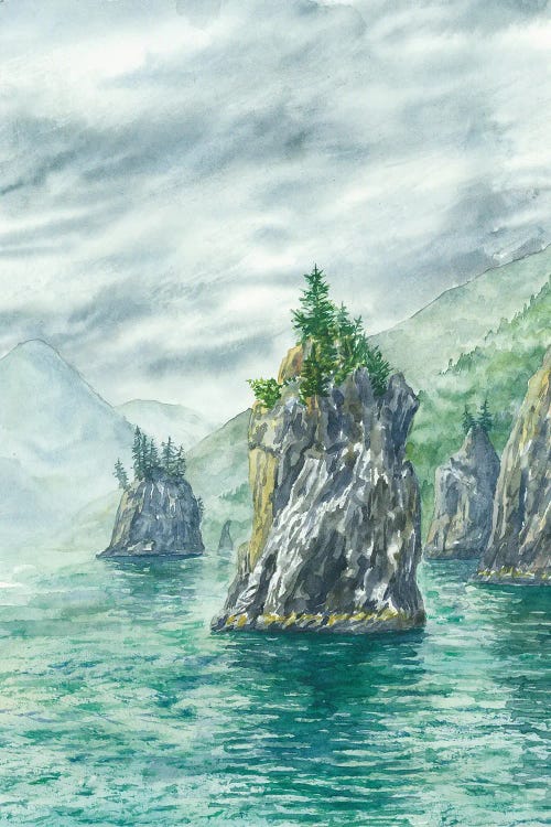 Kenai Fjords National Park by Alexey Dmitrievich Shmyrov wall art