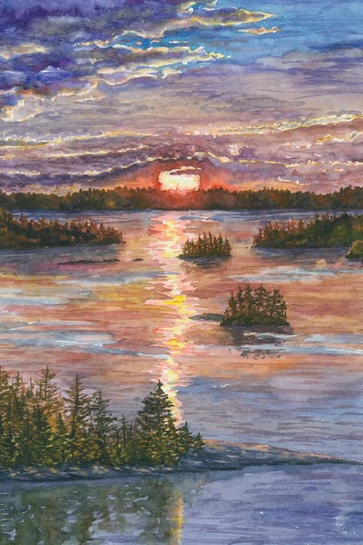 Lake Sunrises & Sunsets: Voyageurs National Park by Alexey Dmitrievich Shmyrov