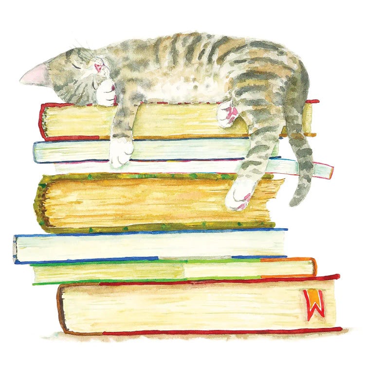 Sleeping Tabby Kitten by Alexey Dmitrievich Shmyrov wall art