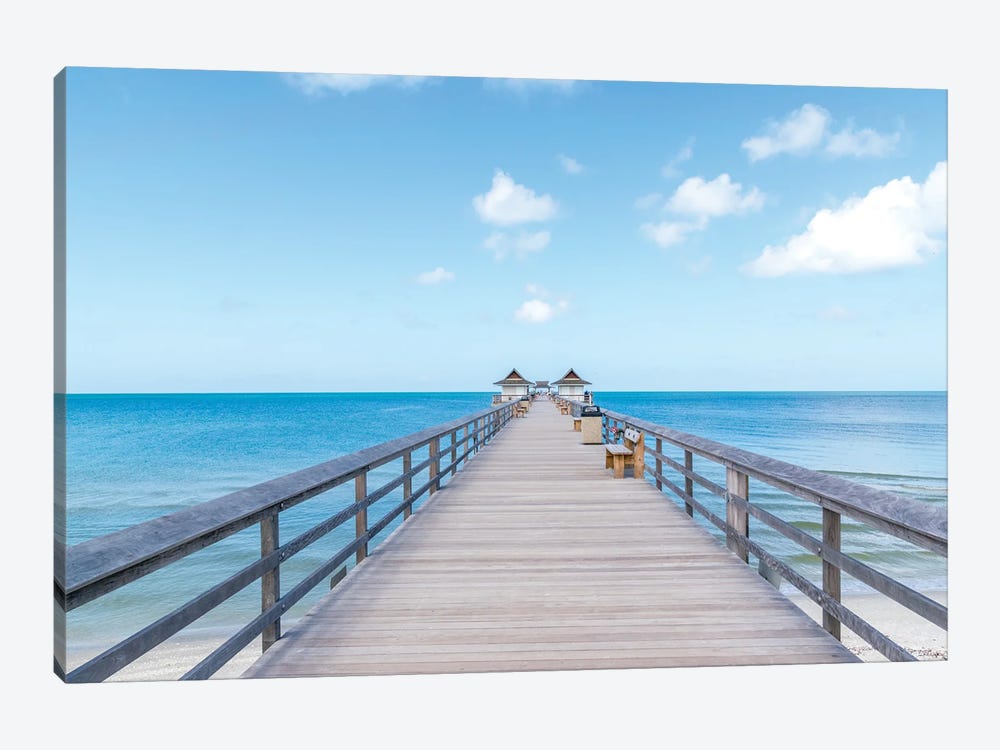 On The Pier by Alex Tonetti 1-piece Canvas Wall Art