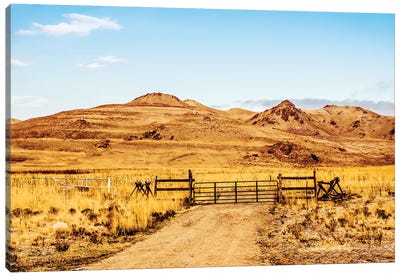 Out On The Ranch Canvas Art Print - Desert Landscape Photography