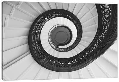 Spiraled Canvas Art Print - Stairs & Staircases