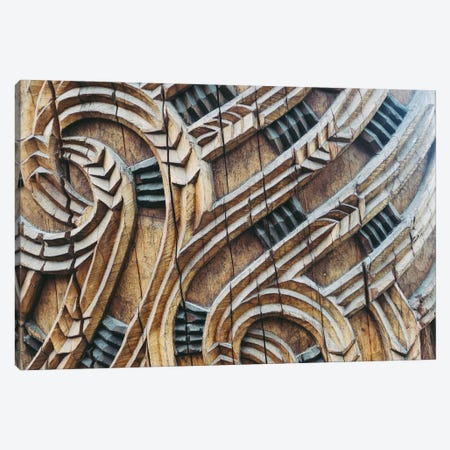 A Maori Carving Canvas Print #AXT204} by Alex Tonetti Canvas Art