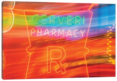 Cerveri Pharmacy Canvas Art Print - Nurse Art