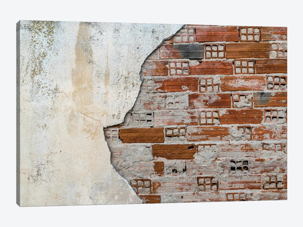 Cracked Facade by Alex Tonetti 1-piece Art Print
