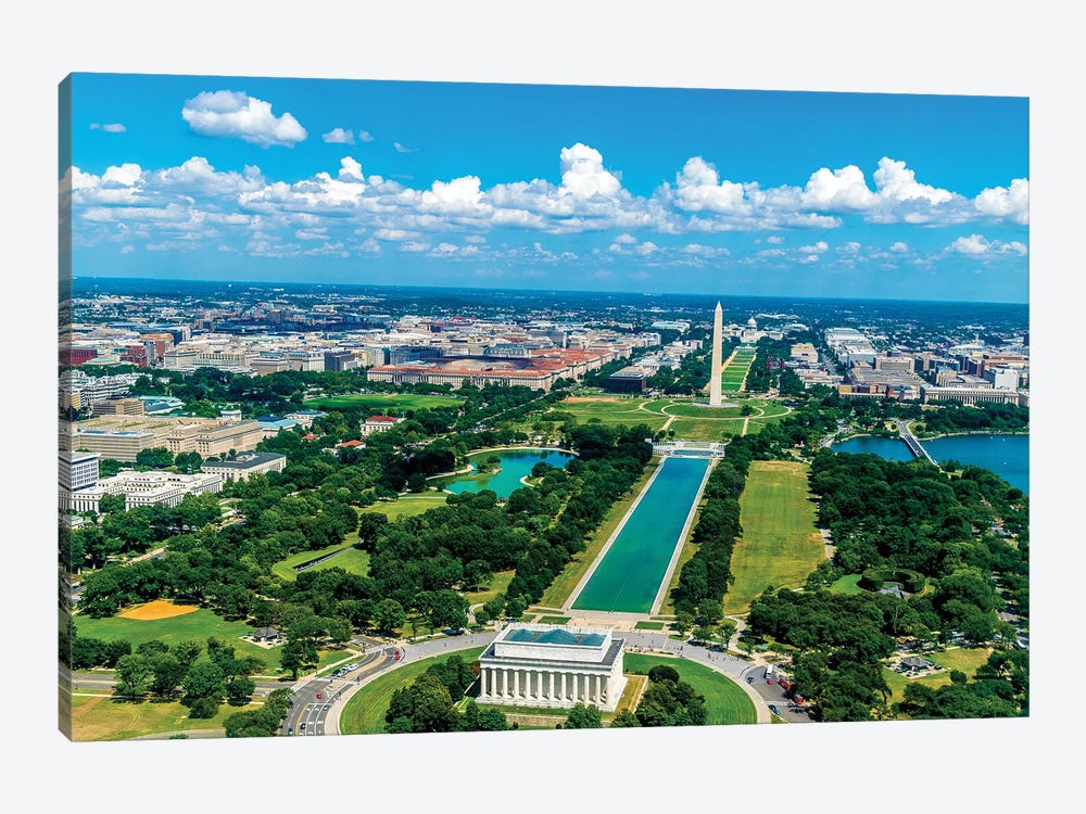 Dc From Above by Alex Tonetti 1-piece Canvas Wall Art