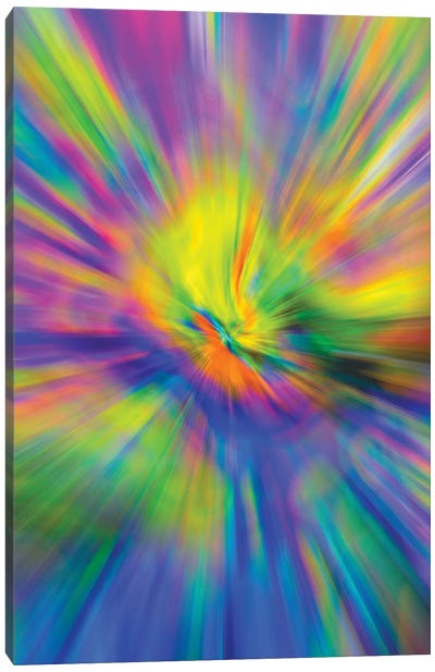 Hallucinogenic Light Painting Canvas Art Print - Alex Tonetti
