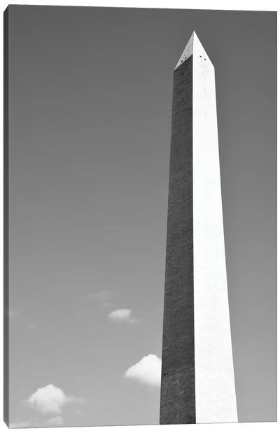 High In The Sky Canvas Art Print - Washington Monument