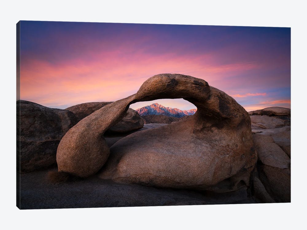 Mountain Portal - Lone Peak View From Mobius Arch by Alexander Sloutsky 1-piece Canvas Artwork