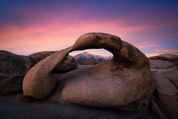 Alexander Sloutsky: Mountain Portal - Lone Peak View From Mobius Arch by Alexander Sloutsky
