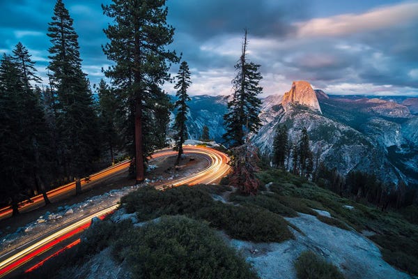 Alexander Sloutsky: Glacier Point Enchantment Road by Alexander Sloutsky