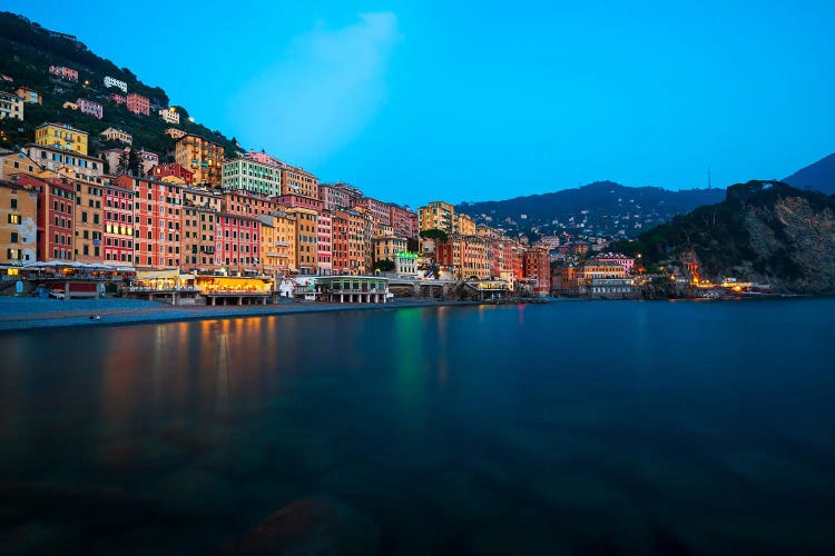 Seafront Promenade In Camogli, Italy by Alexander Sloutsky wall art