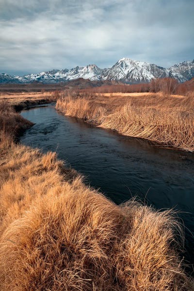 Alexander Sloutsky: Owens River With Eastern Sierra Mountains Backdrop by Alexander Sloutsky