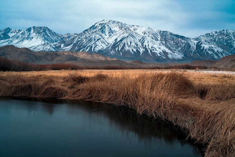 Owens River And Eastern Sierra Mountains Backdrop