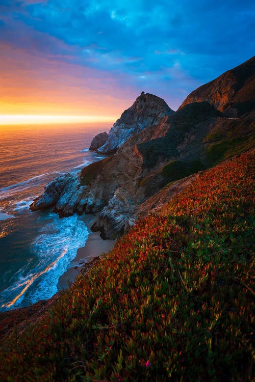 Dramatic Decline - Sunset Magic At Pacifica's Edge