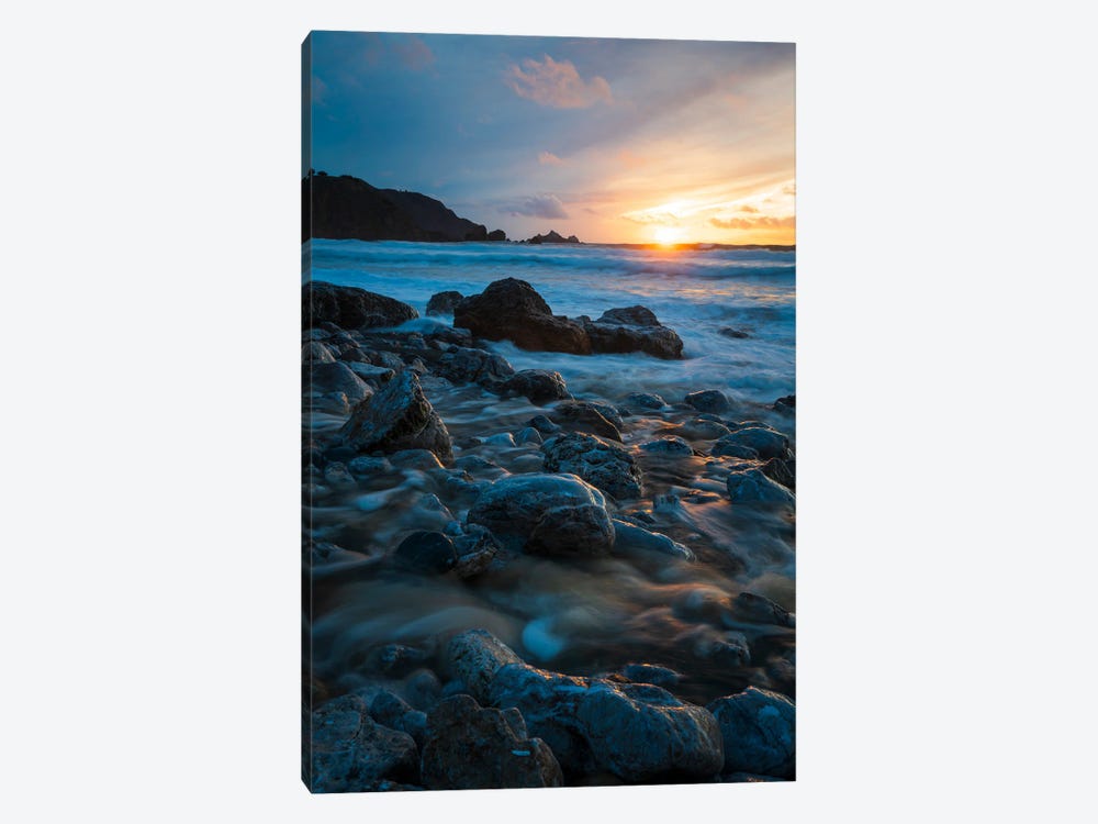 Dazzling Coastal Sunset On California Coast by Alexander Sloutsky 1-piece Canvas Print