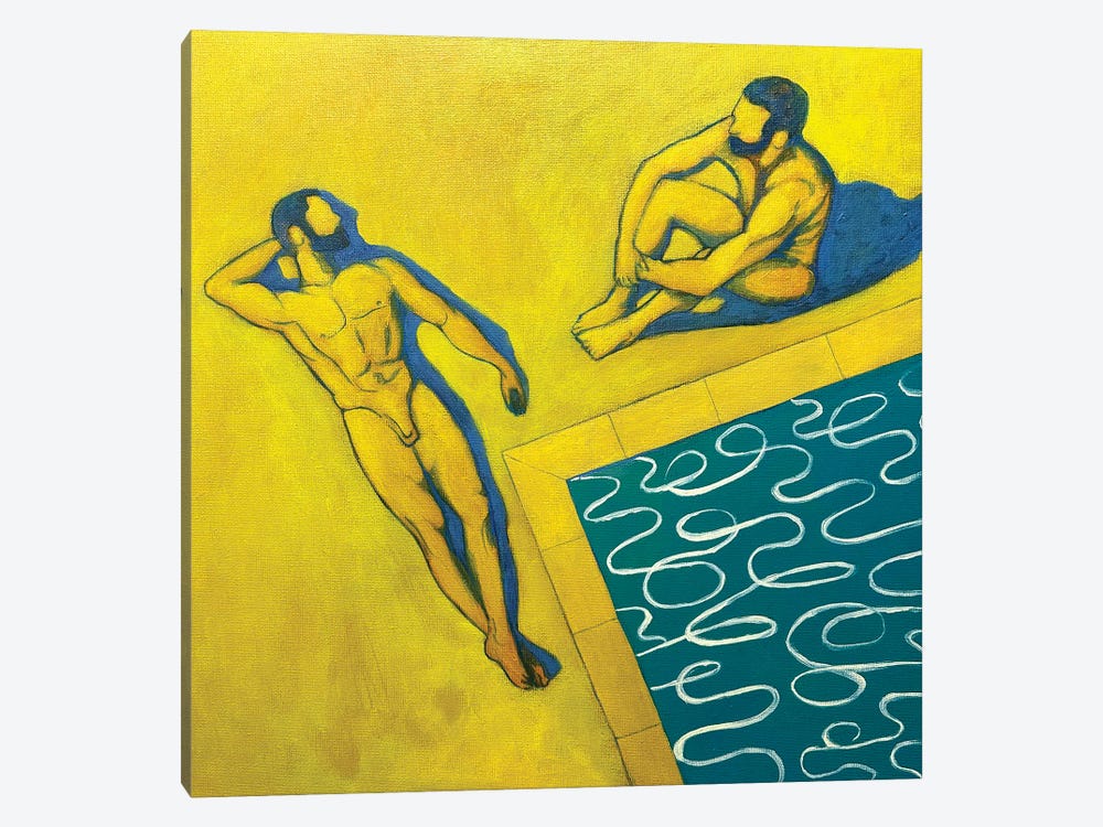 The Pool by Alex Wings 1-piece Canvas Wall Art