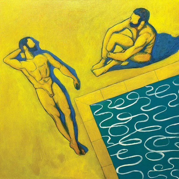 Artists Like Matisse: The Pool by Alex Wings