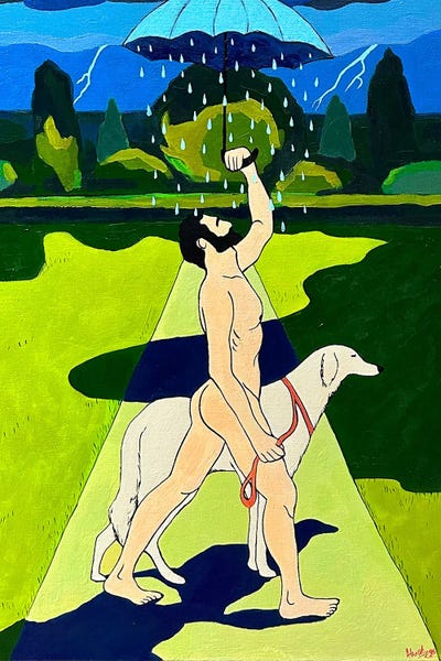 Limited Editions: Walk Under An Umbrella by Alex Wings