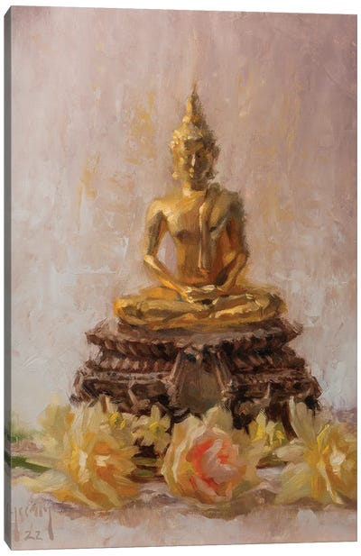 Homage Canvas Art Print - Buddha
