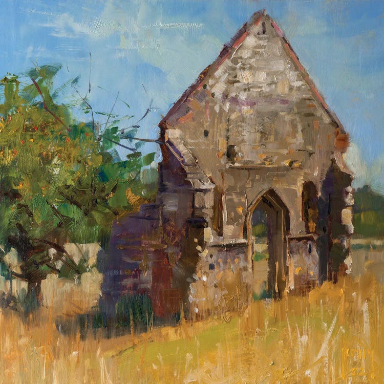 The Ruined Friary At Burnham Norton (En Plein Air)