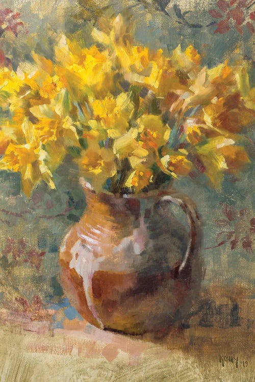 Daffodils In A Pitcher