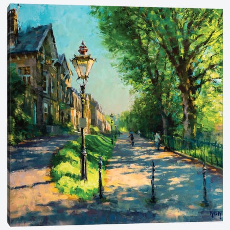 Evening Light On The Broad Walk (Buxton) Canvas Print #AXY26} by Alex Kelly Canvas Print