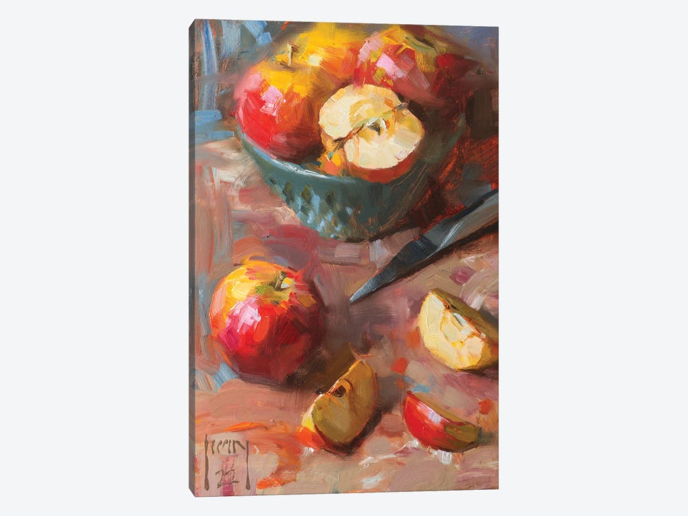 Apples Still Life by Alex Kelly 1-piece Canvas Wall Art