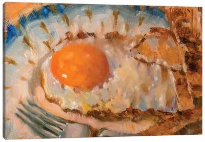 As Sure As Eggs Is Eggs Canvas Art Print - Alex Kelly