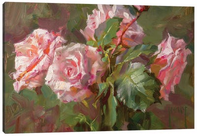 Roses For Richard Canvas Art Print - Alex Kelly